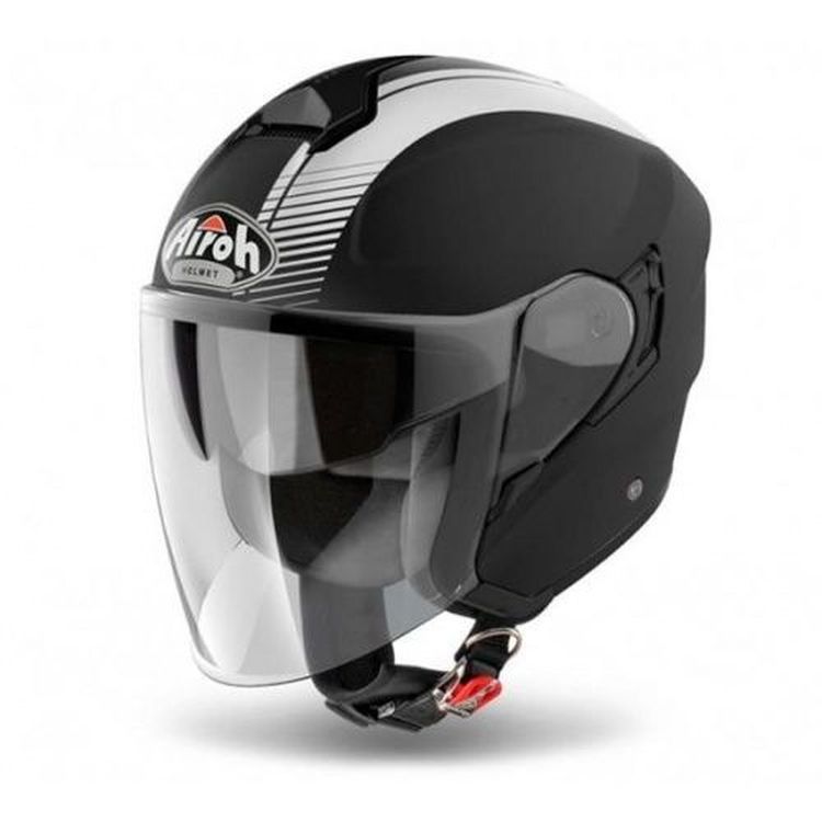 Airoh Hunter Urban Jet Helmet - Simple Matt Black